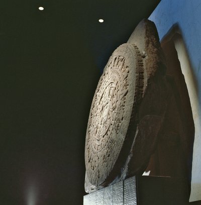 The Great Calendar Stone, Late Post Classic Period by Aztec